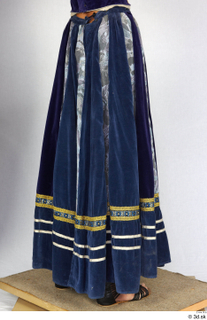 Photos Woman in Historical Dress 127 18th century blue skirt…